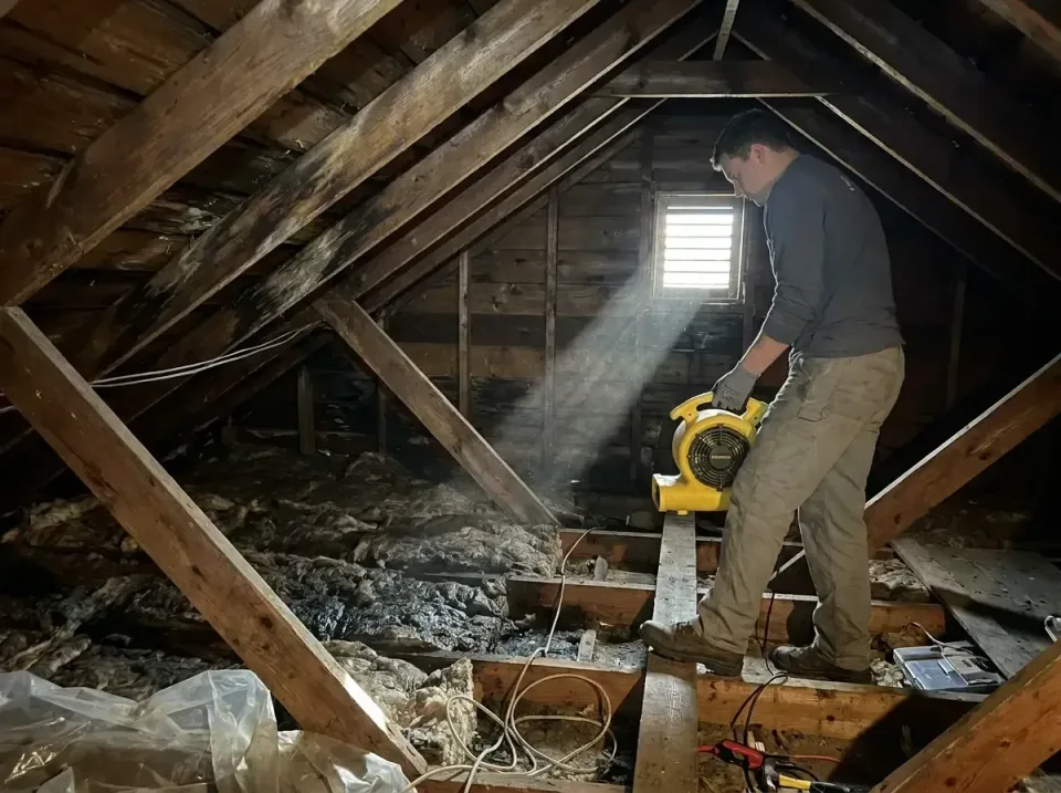 attic-water-damage-drying-proc-007 — frequently asked questions, Emergency Water Extraction & 24/7 Flood Response in Santa B…